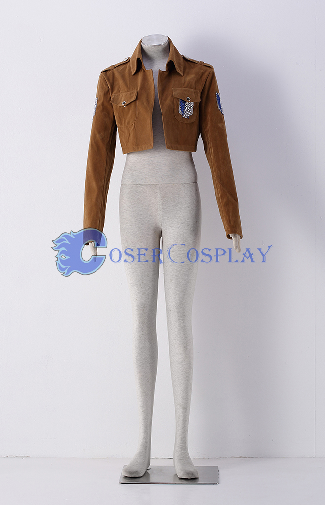 Attack on Titan Eren Jaeger Trainee Class Cosplay Costume